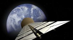 Artist’s impression of a solar power satellite