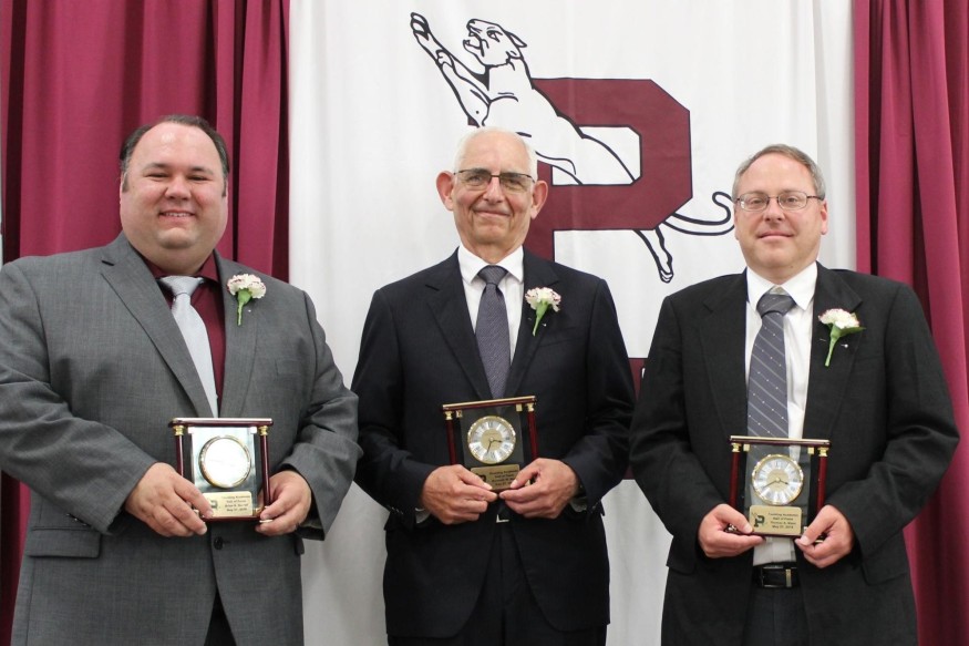 Brian Gorrell, Ken Manz, and Dr. Thomas A. Manz