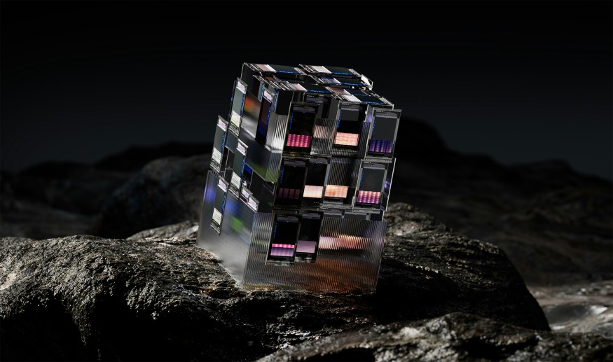 Computer and Chip Styled Cube