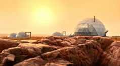 Illustration of Mars Colonization