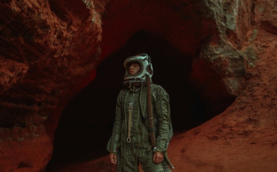 Person Wearing Astronaut Suit