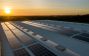 Solar Panel Boards During Sunset