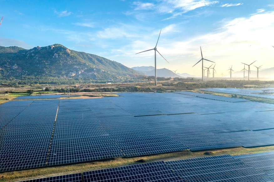 Solar Panel Boards and Wind Mills 