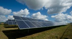 Solar Panels on Field
