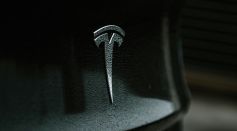 Tesla Logo on Car