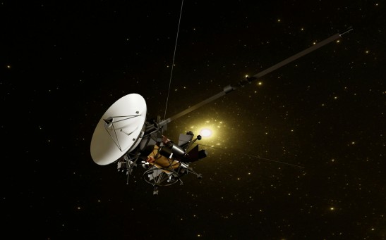 Voyager Spacecraft Exploring the Universe