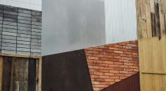 Wall of Different Materials
