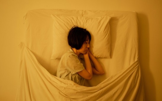 woman lying down