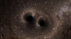 2 Black Holes Colliding