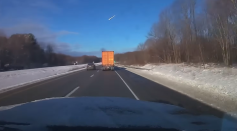 Meteor Captured on Dashcam