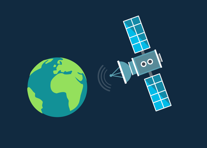 Satellite and Earth