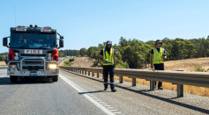 State authorities in Western Australia are searching for a tiny radioactive capsule believed to have fallen off a truck.